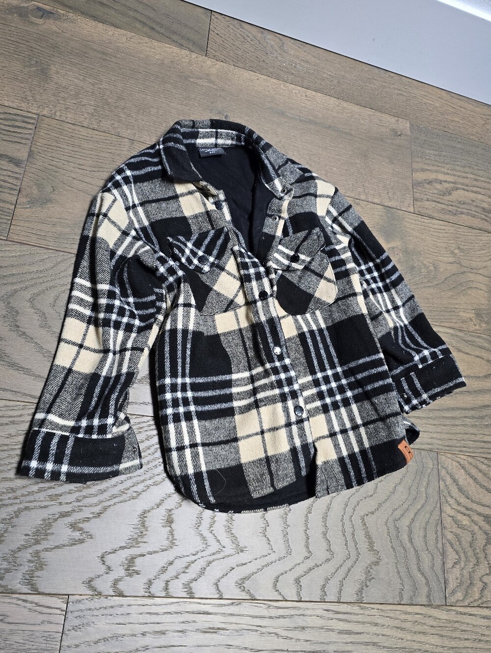 Little Bipsy Flannel Shacket in Toasty 3-4Y